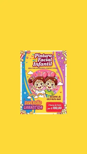 Pintura fácil infantil , sua festa ainda mais divertida.