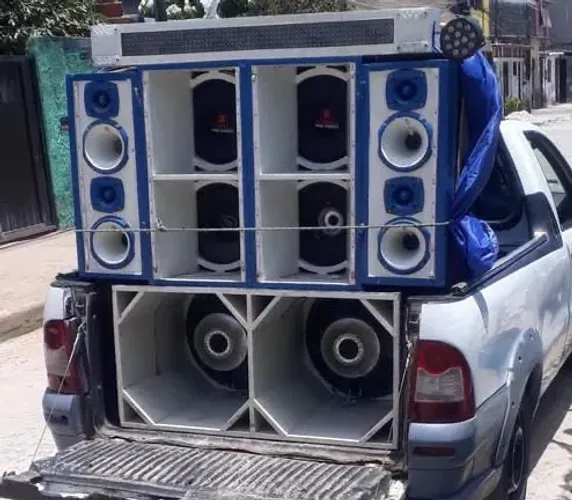 Estrutura de paredão 