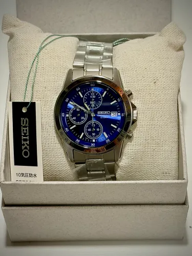 Relógio Seiko Japonês SBTQ071 Original - Cronógrafo Masculino | Novo lacrado 38,5mm