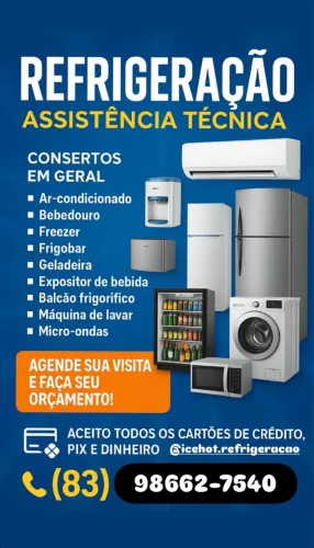 Consertos de eletrodomésticos a domicílio cobrimos valor da concorrência 