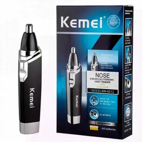 Aparador de Pelos Kemei KM-6512 Nariz Ouvido e Sobrancelhas