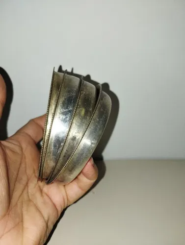 4 pçs antiga em metal