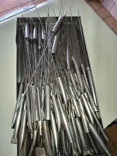Espetinho inox para churrasquinho 
