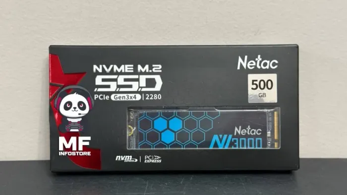 SSD NVMe 500GB Netac 3500mb/s - NOVO