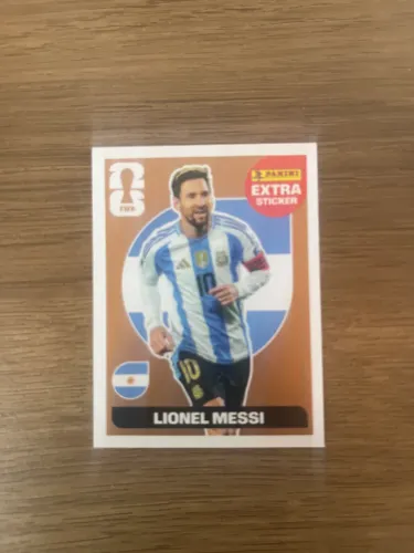 Lionel Messi Figurinha Copa 2026 Extra Sticker Bronze Legend