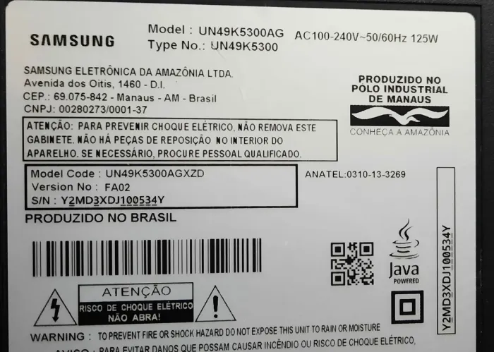 Tv smart un49k53000ag