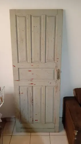 Porta de Madeira 80 cm - Modelo Almofadado