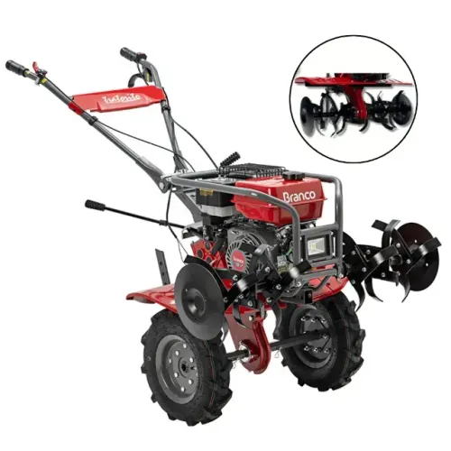 Motocultivador Tratorito Branco BTTG 7.5 800 Gasolina 7,5CV 3 Marchas + Ré