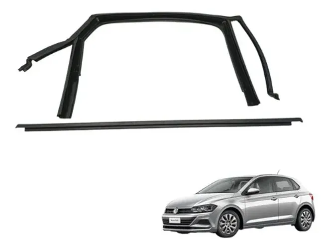Kit Pestana Porta Traseira Direita Vw Polo 2018 2020 (usado)