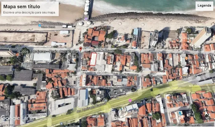 Terreno na Praia de Iracema 393m², vizinho ao Lupus Bier Praia de Iracema - Fortaleza - CE
