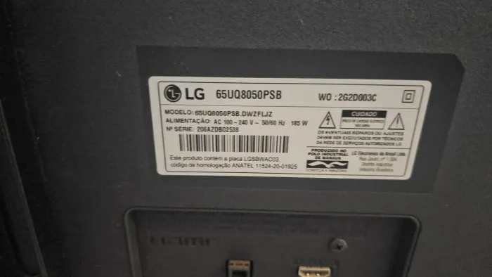Smart TV LG 65 Polegadas 4K UHD | Wi-Fi | Bluetooth