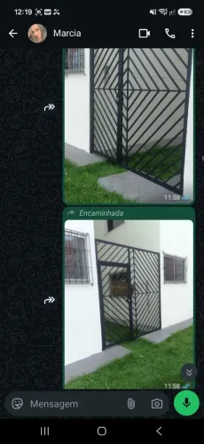 Portão metalon