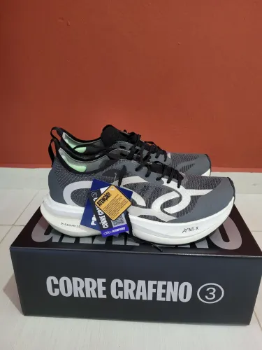 Tênis Olympikus Corre Grafeno 3 cor cinza 42