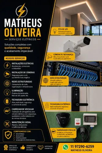 Serviços de Eletrica,CFTv,rede 