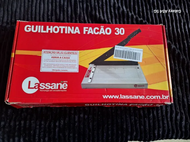 Guilhotina Facão Manual Lassane 30cm (Tamanho A4) - Na Caixa