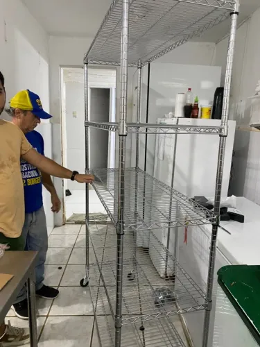 ESTANTE AÇO INOX MULTIUSO