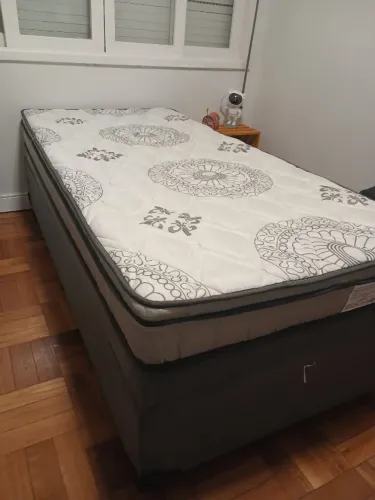 Cama Box com Colchão de Espuma D33 Pillow e BAÚ - marca In D'Angelis Ortosleep