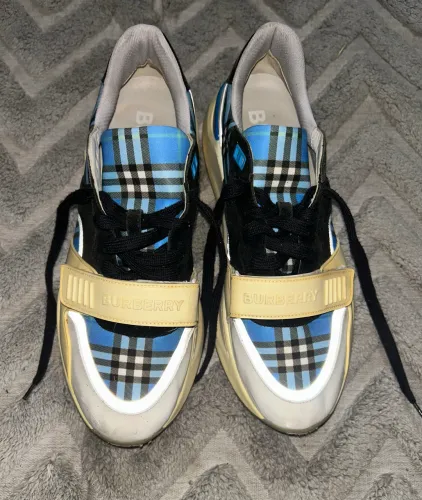 Tênis Burberry Ramsey com estampa xadrez (Original)