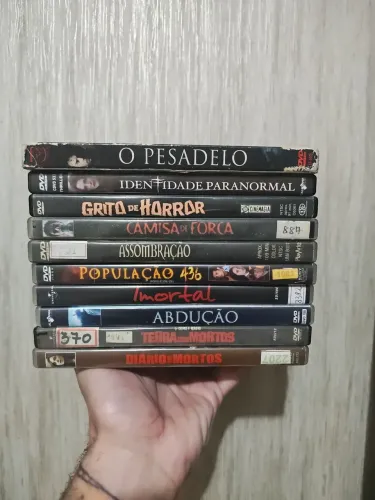 Lote 10x filmes Terror original Dvd