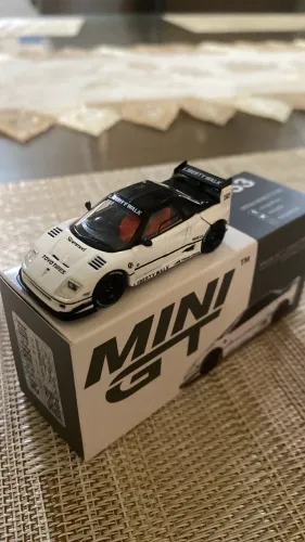 Mazda Az-1 Liberty Walk Lb40 Mini GT #953 Salão do Automóvel de Tóquio branco