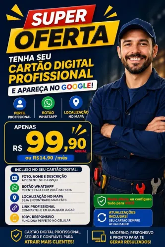 Cartão digital para autônomos