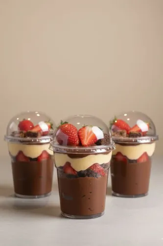 Copos da felicidade. Varidedes em sabores