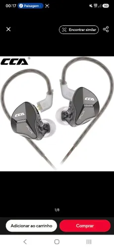 Fone intra-auricular CCA