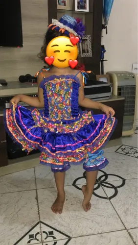 Roupa de Miss Infantil 3-5 anos 