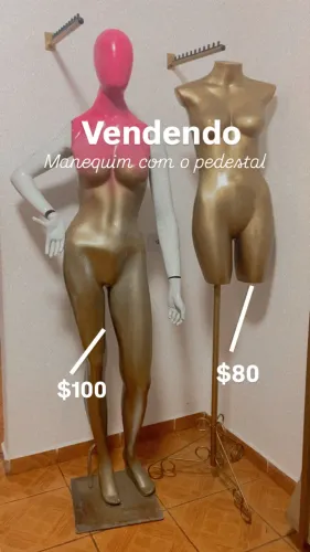 Manequim com pedestal