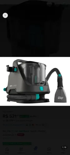 Vendo extratora e higienizadora portátil Wap Spot Cleaner