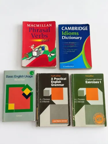 Coleção de Livros de Inglês Oxford, Cambridge e Macmillan - 5 Livros Originais