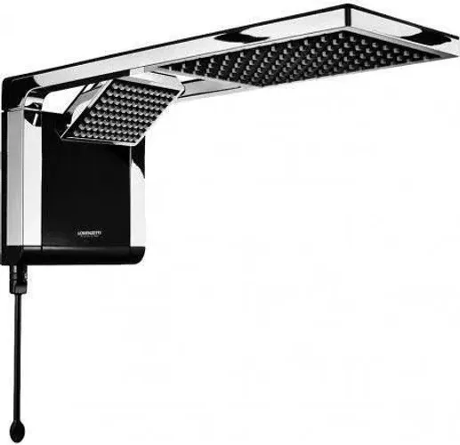 Chuveiro Elétrico Lorenzetti Acqua Duo Ultra 7800W/220V Preto (USADO E SEM DUCHA)