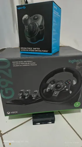 Volante Logitech g920 completo