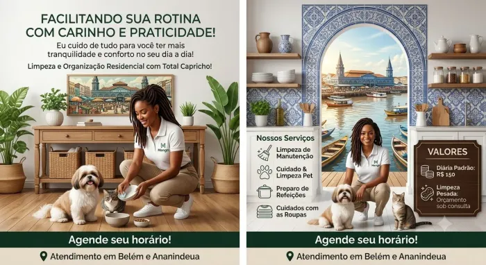 Diarista profissional Belém e Ananindeua.