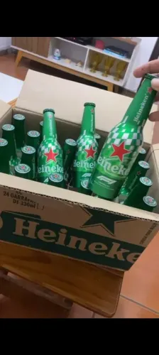 Garrafa Alumínio Heineken F1 GP SP 2025 Colecionável