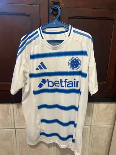 Camisa do Cruzeiro Branca - 2025 - Tamanho G