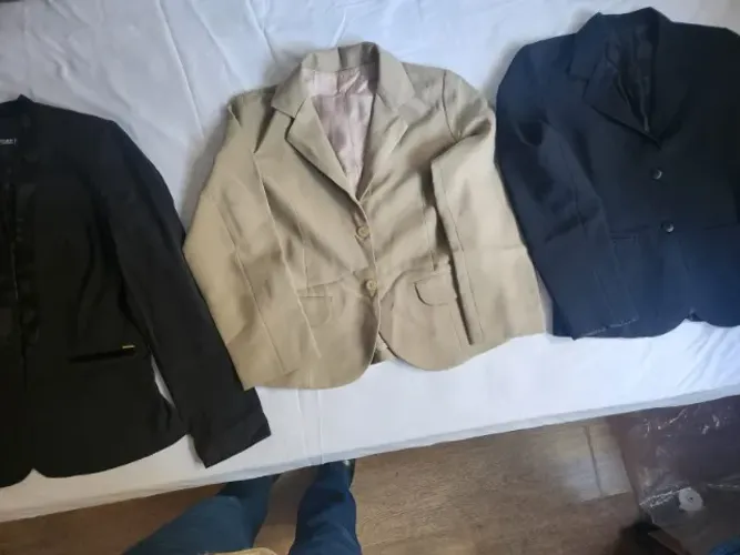 Lote 3 Blazers Femininos Alfaiataria Tam. M/38