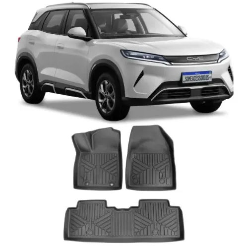 Tapete Automotivo BYD Yuan Pro - Jogo Completo 3D Impermeável