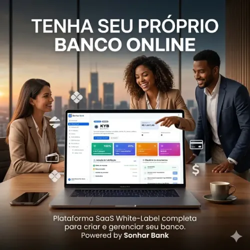 Tenha seu proprio tecnologia de banco online whatelabel com sua marca