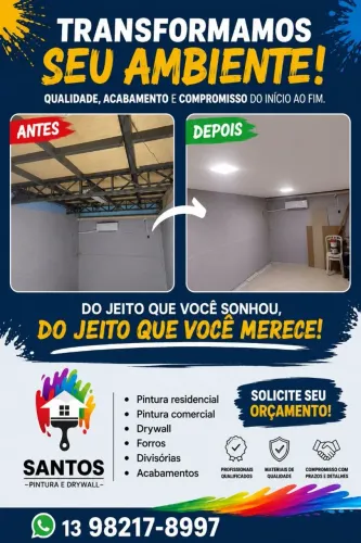 Pinturas e drywall