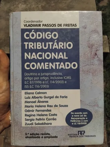 Livro código tributário nacional comentado 