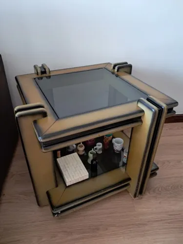 Mesa canto mogno