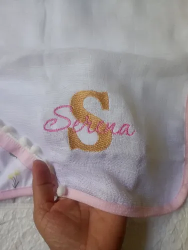 Fraldinha de boca personalizada