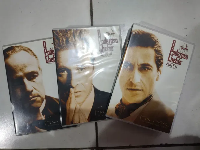 Trilogia poderoso chefão dvd original impecável