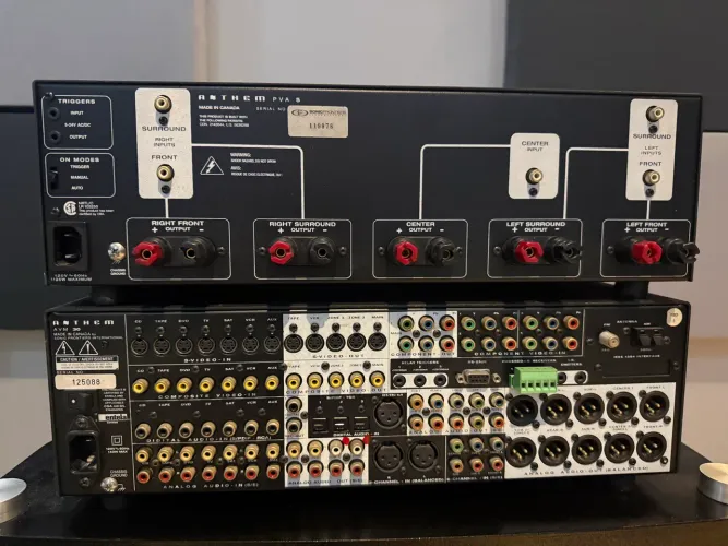 Anthem AVM 30 e PVA 5 processador e Power High End