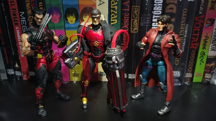 Lote X-Men Classic Toybiz Ciclope Gambit Wolverine 3 Figuras Toy biz