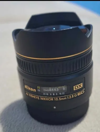 Lente nikon fisheye 2.8 