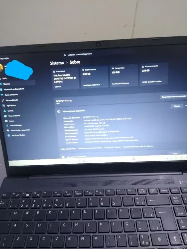 Vendo Notebook i3- 1115g4 décima primeira geração 