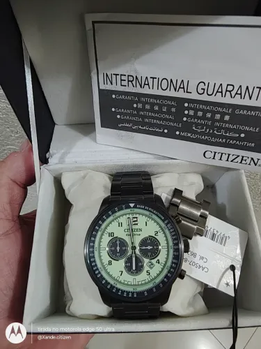 Relógio Citizen Ecodrive semi-novo completo 