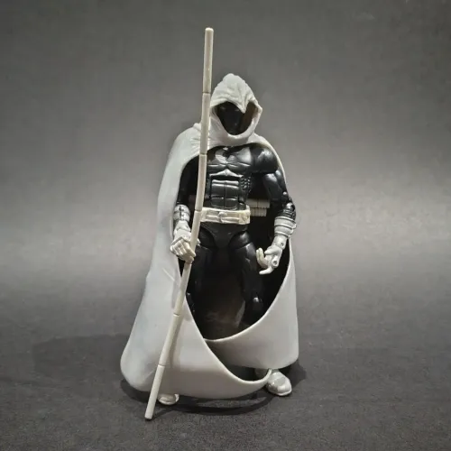 Boneco Cavaleiro da Lua Moon Knight Marvel Legends ToyBiz 16cm Variante Preta Toy Biz